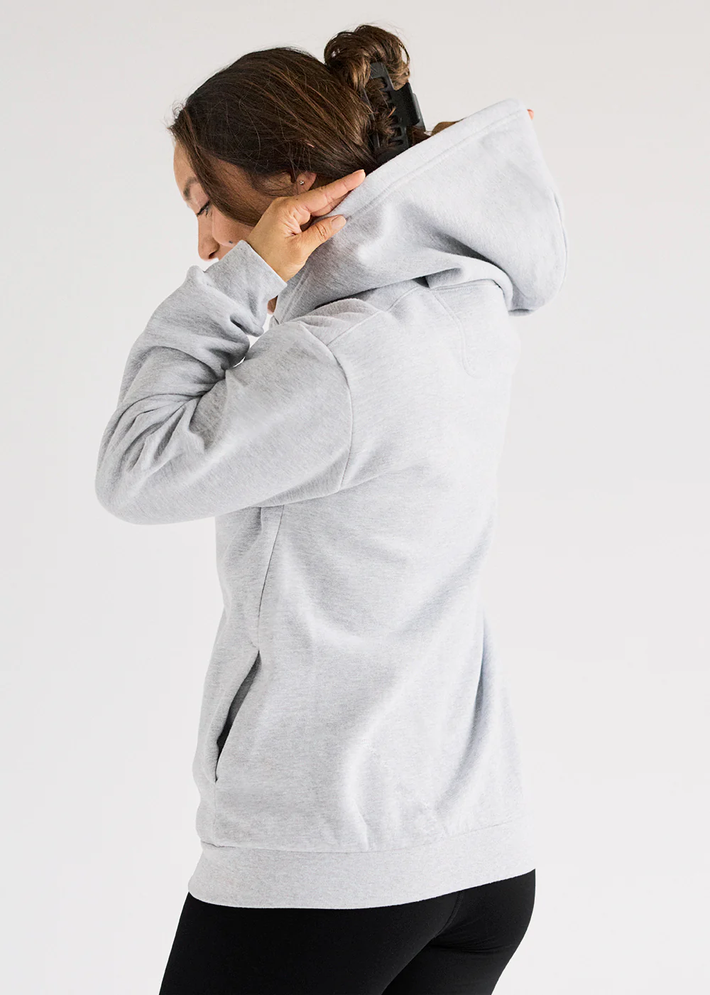 b3 Recycled Unisex Zip Hoodie - Heather - Image 6
