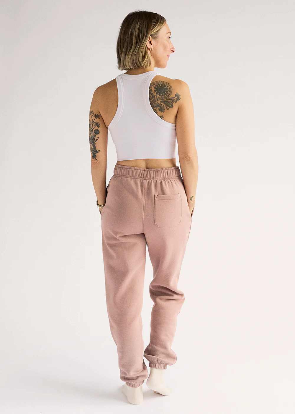 b3 Women's Sweatpants - Clay/White Puff - Image 3